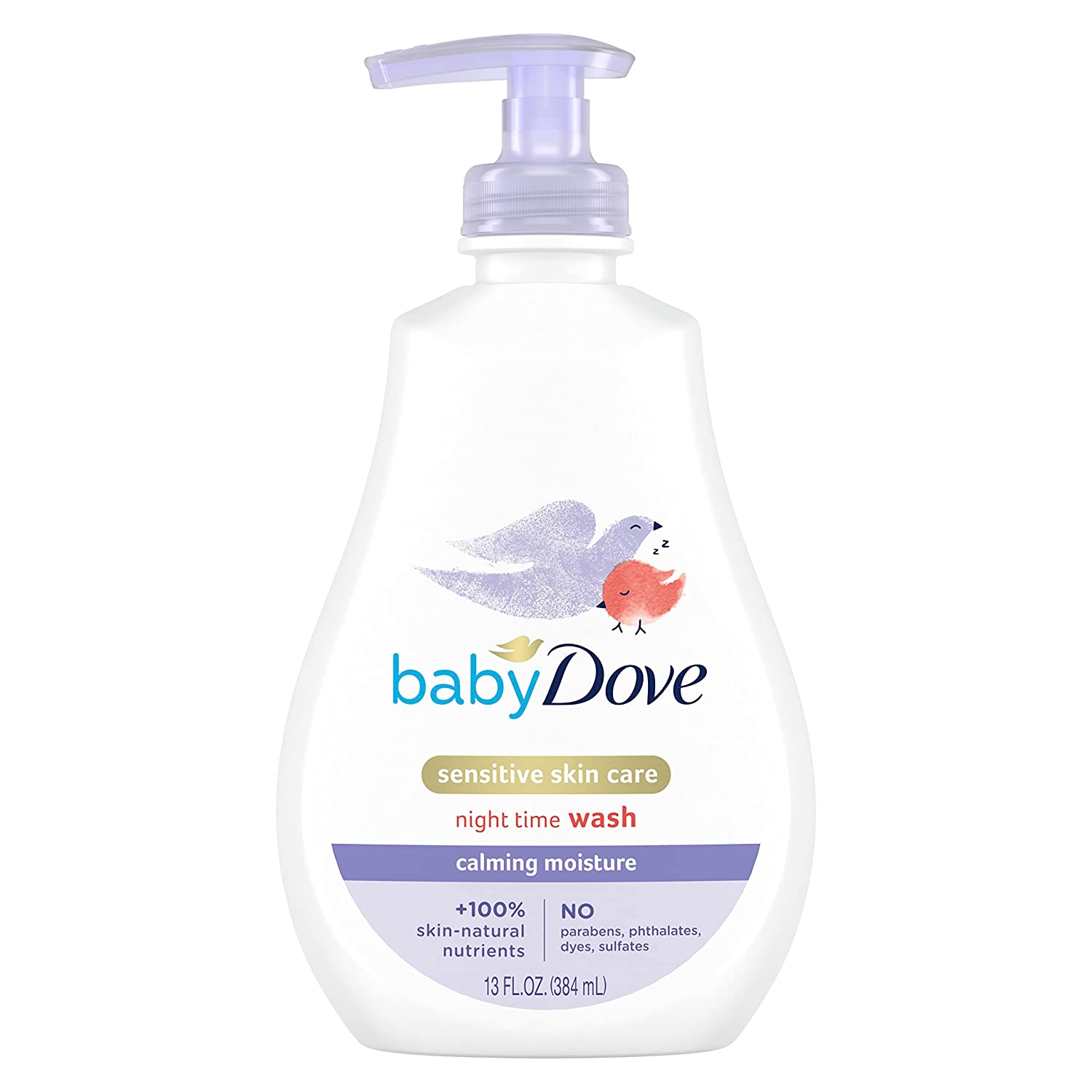 230816040157416_1 Baby Dove Sensitive Skin Care Baby Wash Calming Moisture For a Calming Baby Bath Wash Hypoallergenic and Tear-Free, Washes Away Bacteria 13 oz - Image 1